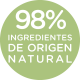 98% Ingredientes de origen natural