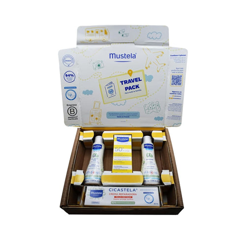 Mustela Pack Travel Size | Kit de viaje con 4 esenciales para bebés y familia - Mustela Mexico - 1