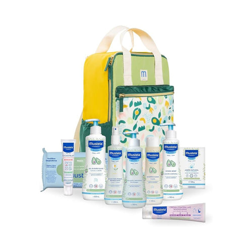 Mustela Baby Shower Pack + Pañalera – Kit completo de 10 productos para bebé - Mustela Mexico - 1