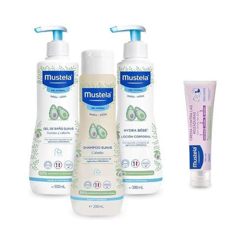 Mustela Pack Esenciales del Nacimiento – Kit de 4 productos para bebé - Mustela Mexico - 1
