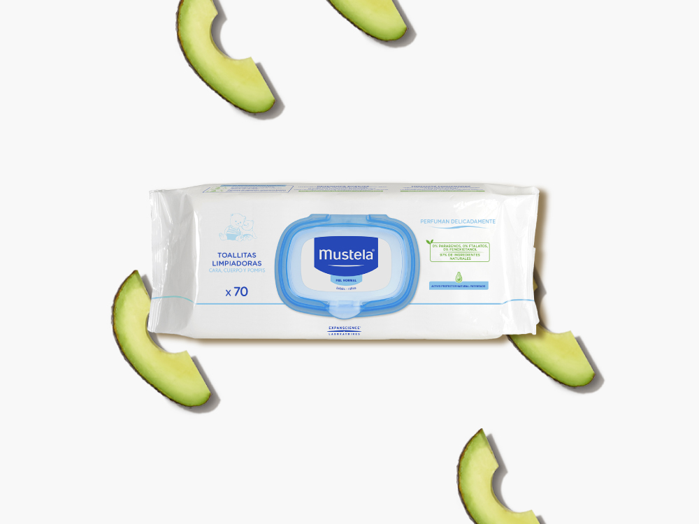 Mustela Toallitas Limpiadoras cara, cuerpo y pompis Travel size para bebé o  niño con Piel Normal a base de Ingredientes Naturales, 25 pzas :  : Salud y Cuidado Personal