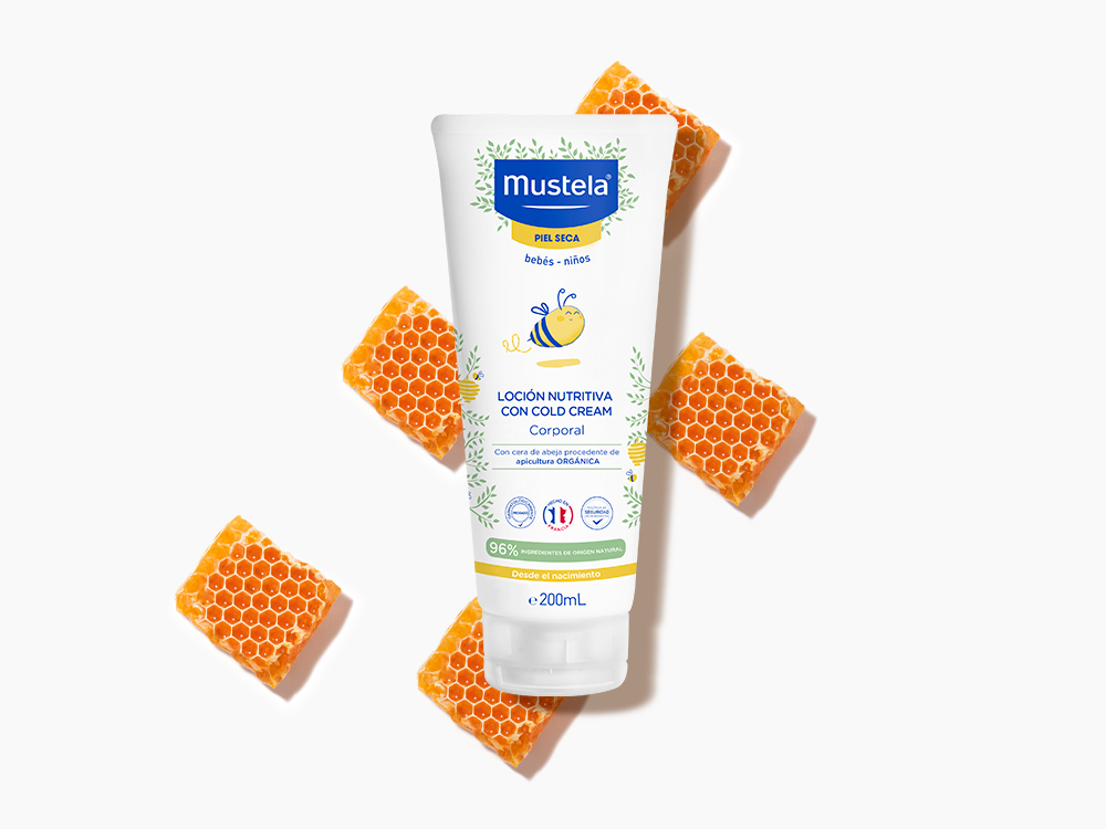 Mustela México - Elaborados con Cera de Abeja, nuestros productos para Piel  Seca, nutren y suavizan la piel de tu bebé 🐝