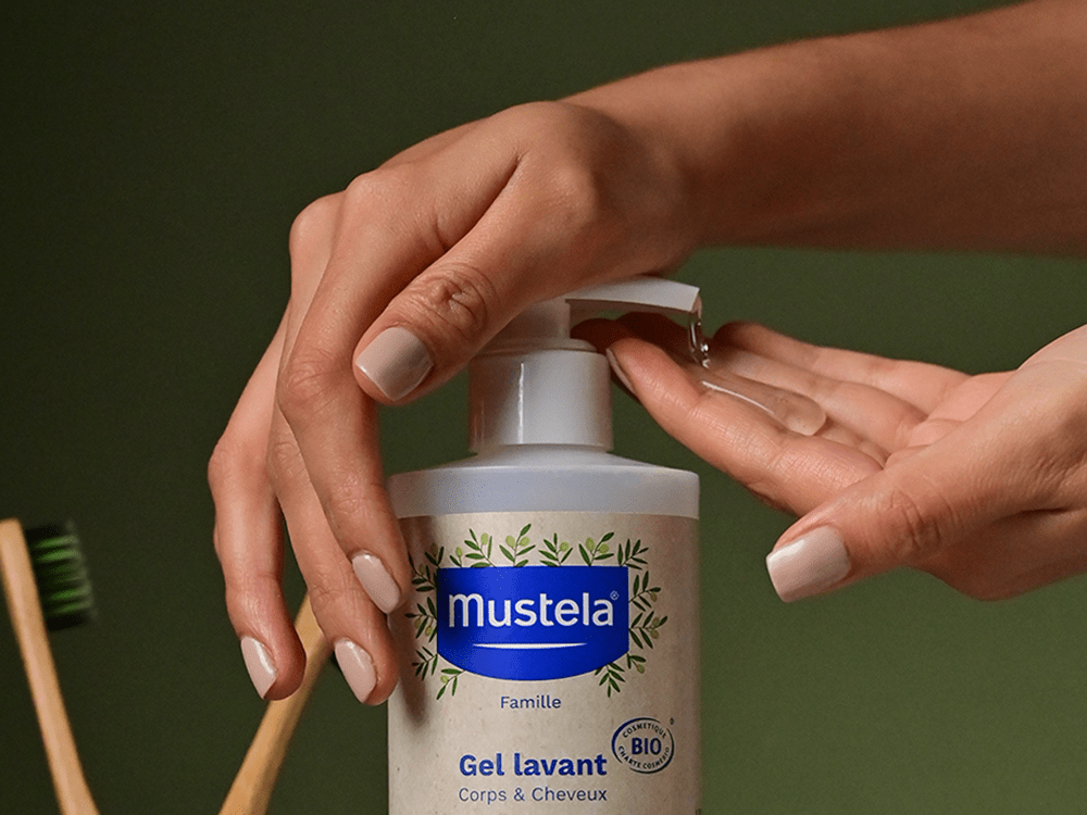 Cómo usar: Gel de Baño Suave - Mustela 