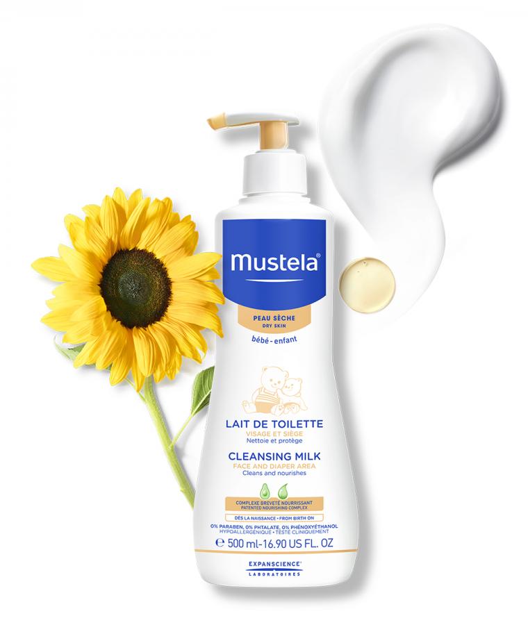 Mustela Cleansing milk for babies with dry skin